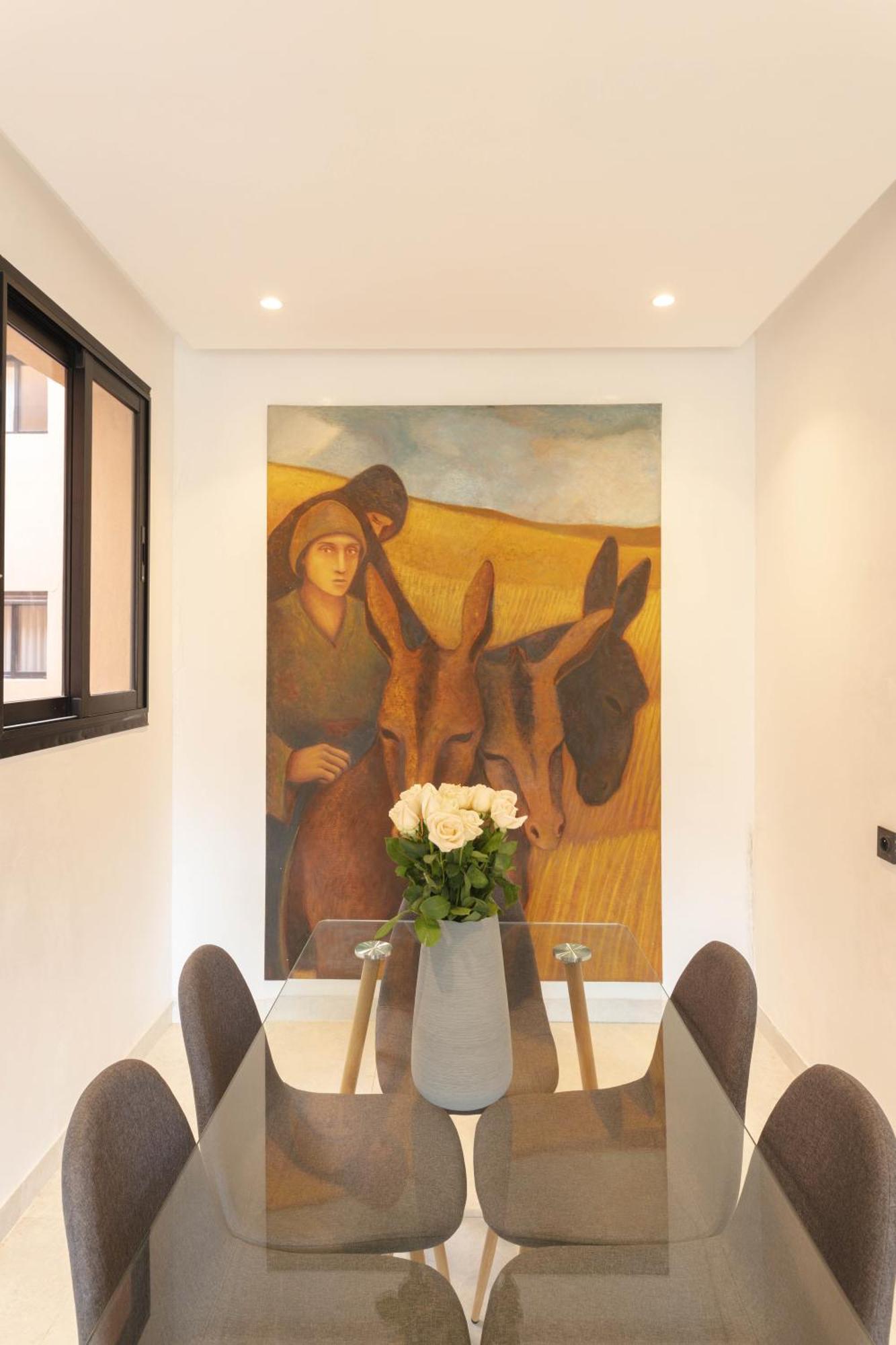 Appartement Uniquement Familial 2 Chambres Spacieux Cosy, Calme マラケシュ エクステリア 写真